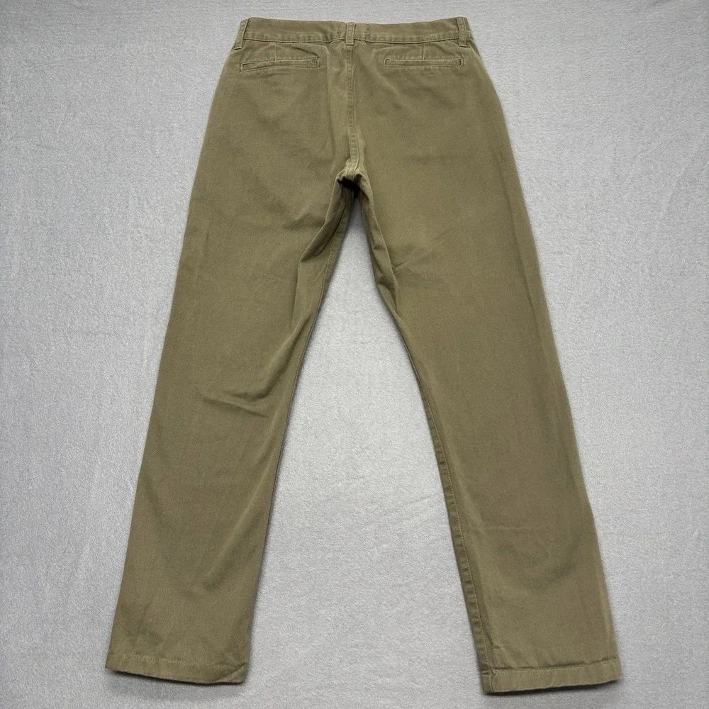 Taylor Stitch Pants Mens Size 31 (30x30) Democratic Fit Green‎ 100% Cotton Chino
